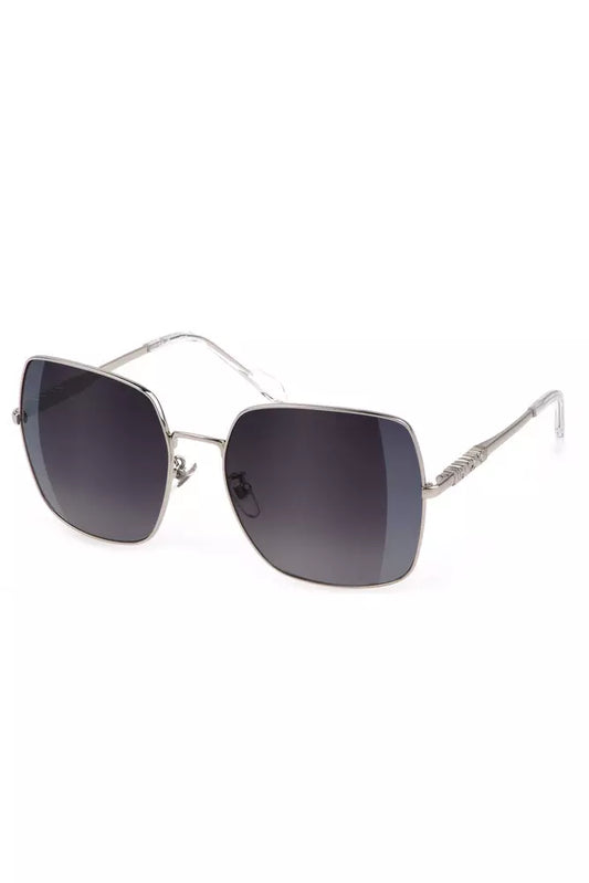 Chic Silver Square Metal Sunglasses