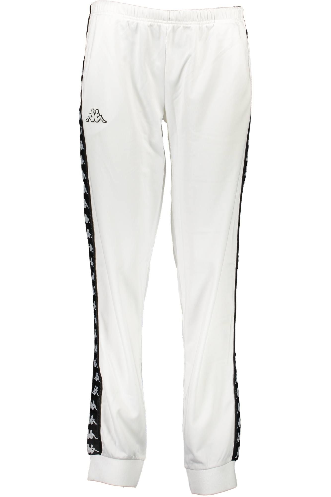 Chic White Contrasting Joggers