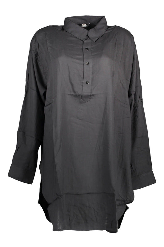 Elegant Long Sleeve Beach Cover-Up Shirt