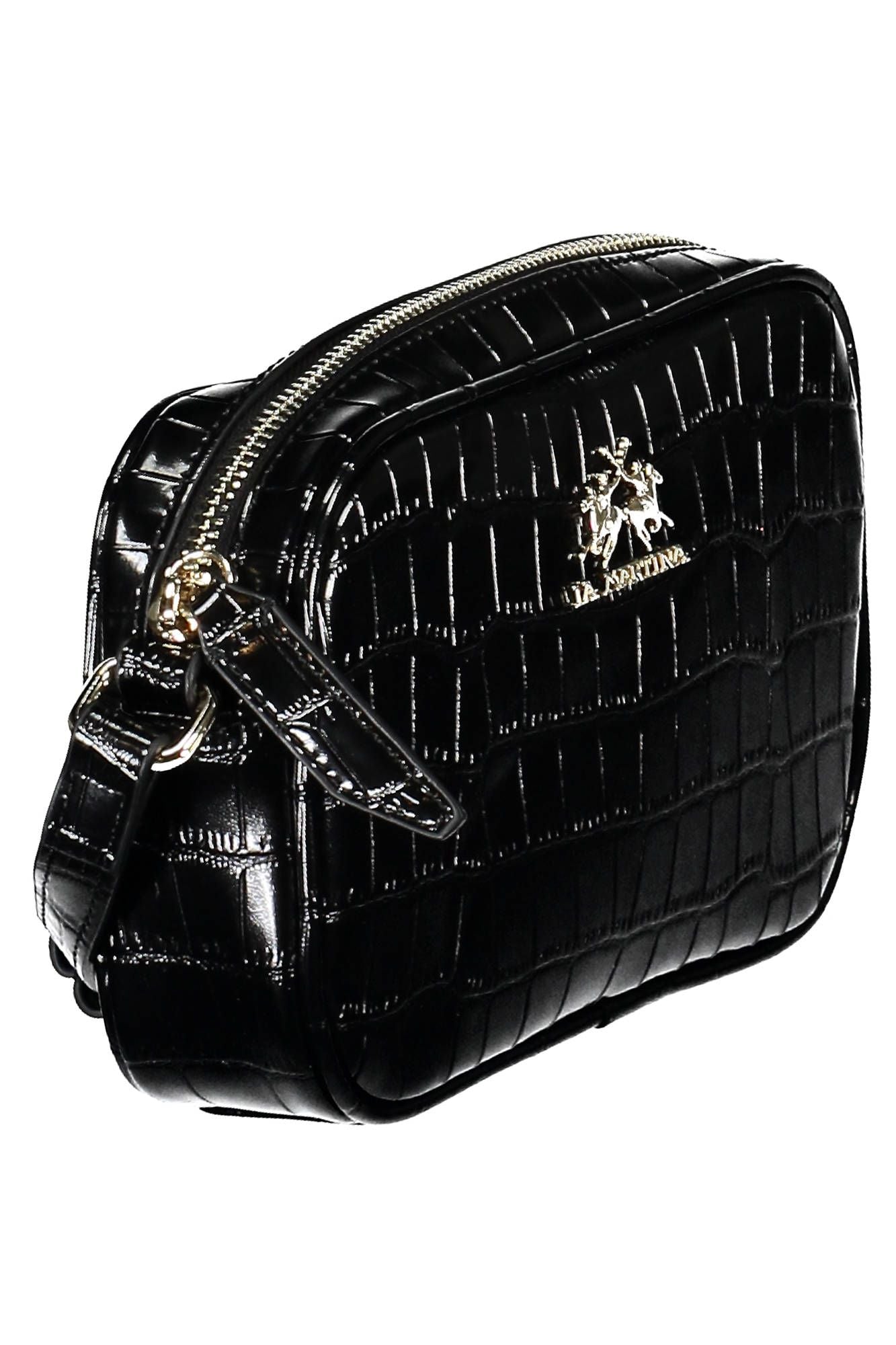 Elegant Adjustable Black Shoulder Bag