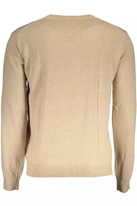 Elegant V-Neck Wool Blend Sweater