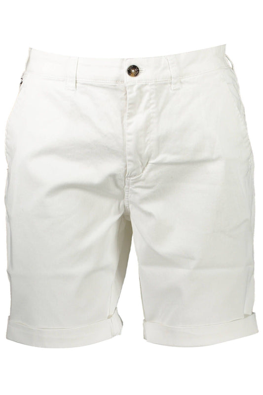 Chic Slim Fit Embroidered Bermuda Shorts