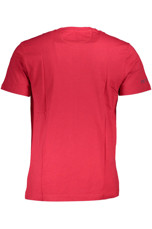 Regal Red Embroidered Tee - Classic Fit
