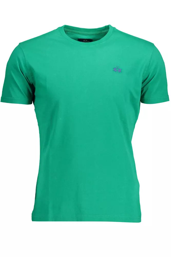 Regal Green Embroidered Logo Tee