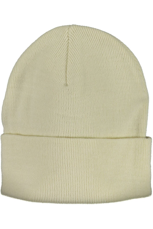 Embroidered Logo White Cap - Timeless Style