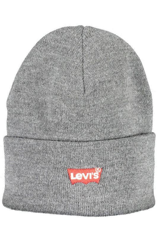 Chic Embroidered Logo Cap in Gray