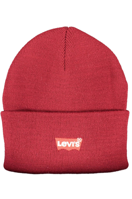 Embroidered Logo Cap in Vibrant Red
