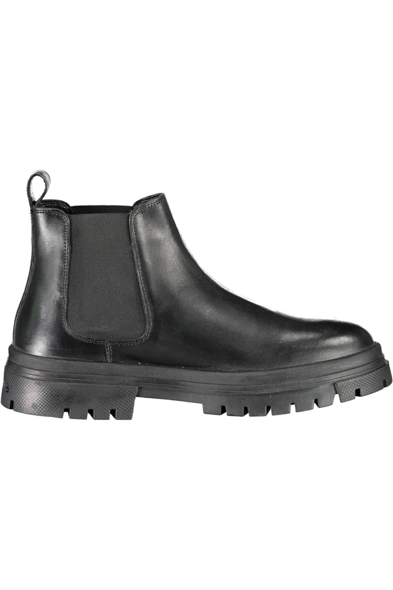 Elegant Black Ankle Boots with Side Elastic