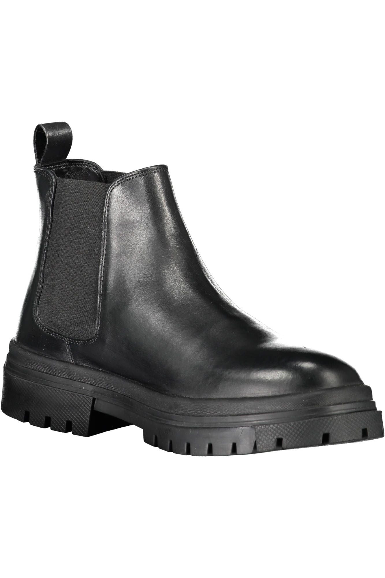 Elegant Black Ankle Boots with Side Elastic