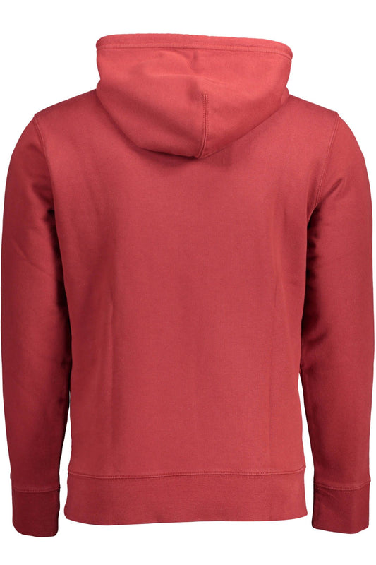 Crimson Comfort Hooded Sweatshirt