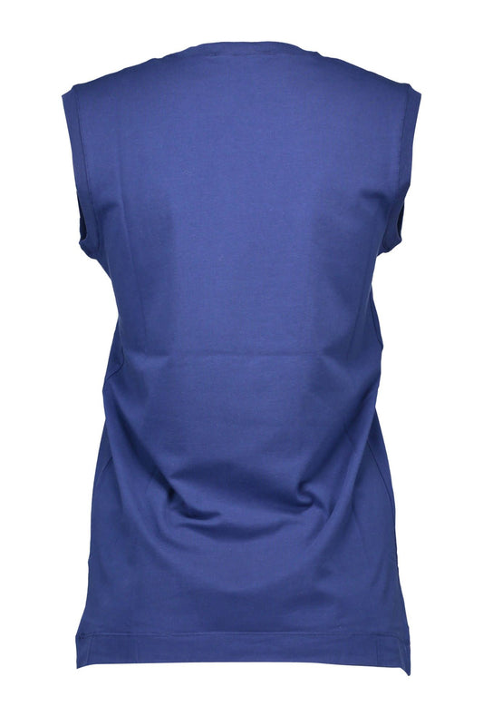 Blue Cotton Tops & T-Shirt
