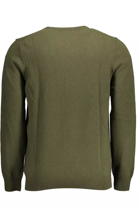 Elegant Green Wool Blend Sweater