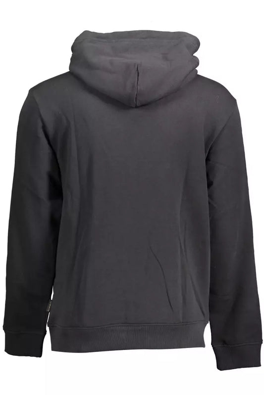 Sleek Hooded Zip-Pocket Sweatshirt