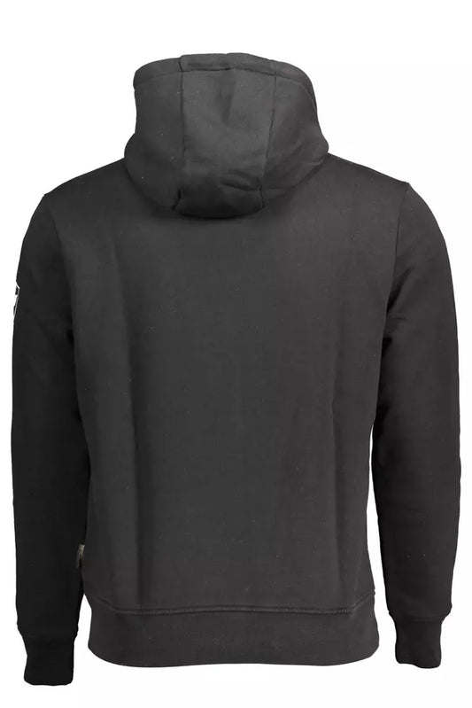 Sleek Hooded Sweatshirt with Signature Print