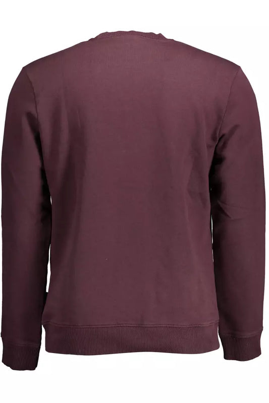 Elegant Purple Crewneck Sweatshirt
