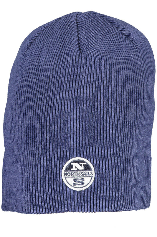 Chic Blue Cotton Cap with Logo Detail