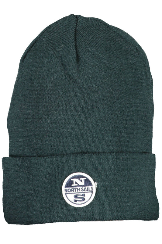 Chic Green Cotton Cap with Iconic Logo