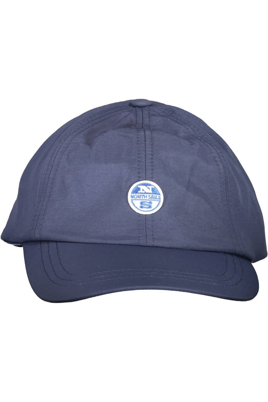 Sleek Blue Visor Cap with Signature Logo
