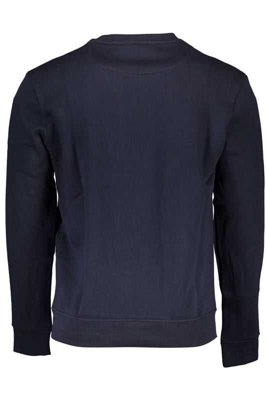 Chic Maritime-Inspired Blue Cotton Sweatshirt