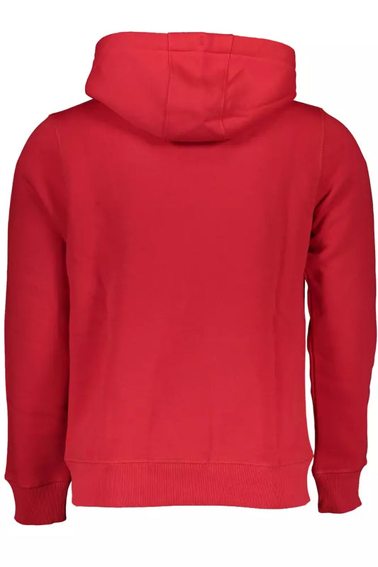 Crimson Comfort Hooded Sweatshirt