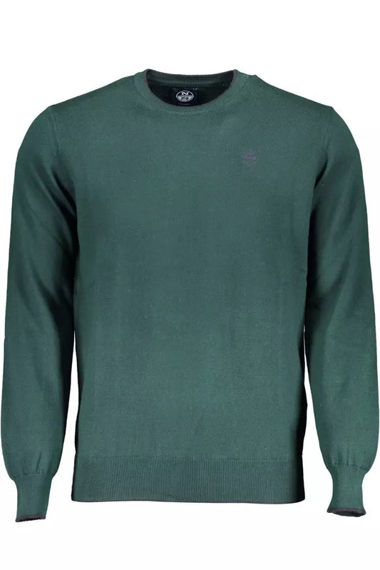 Elegant Green Cotton-Cashmere Men's Shirt
