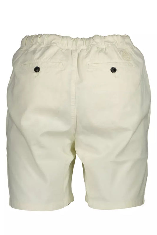 Chic Slim Fit Organic Shorts In White
