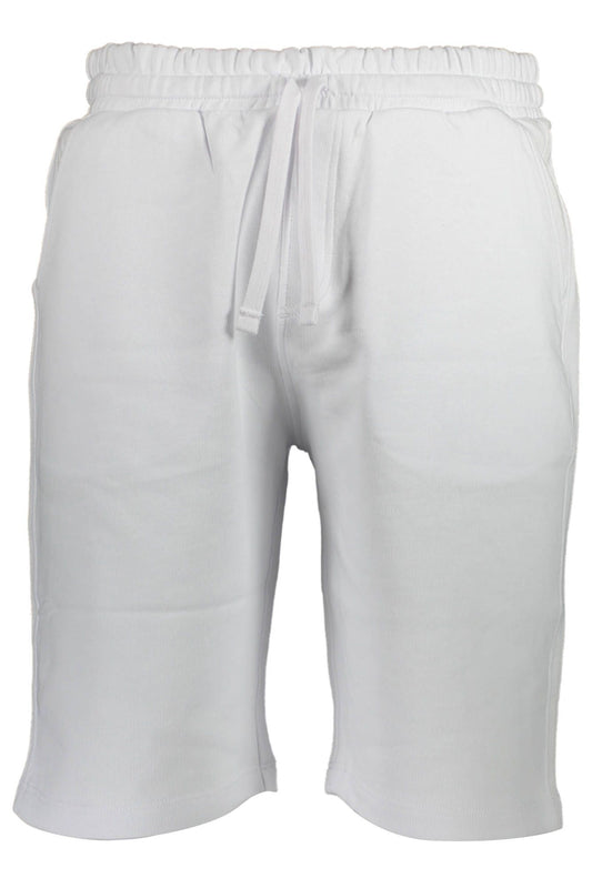 Sporty Organic Cotton Trousers with Print Detail