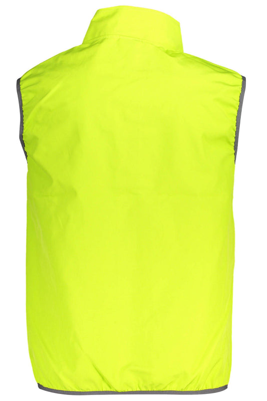 Sleek Sleeveless Soft Shell Jacket in Vibrant Yellow