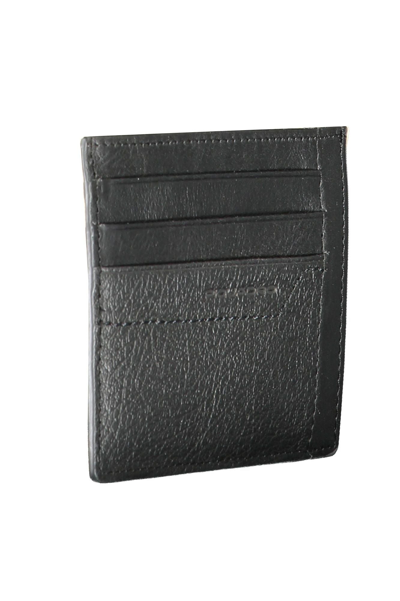 Sleek Leather Card Holder with RFID Block