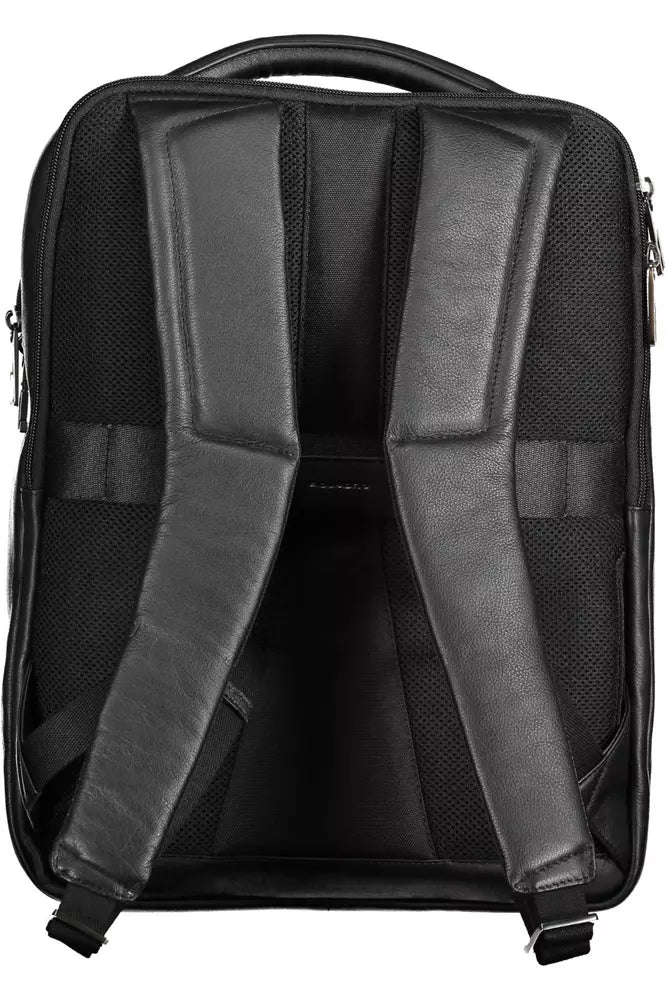 Elegant Leather Backpack with Laptop Pocket