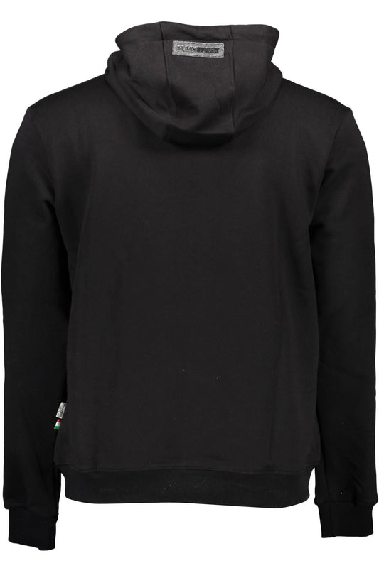 Sleek Hooded Sweatshirt with Contrasting Details