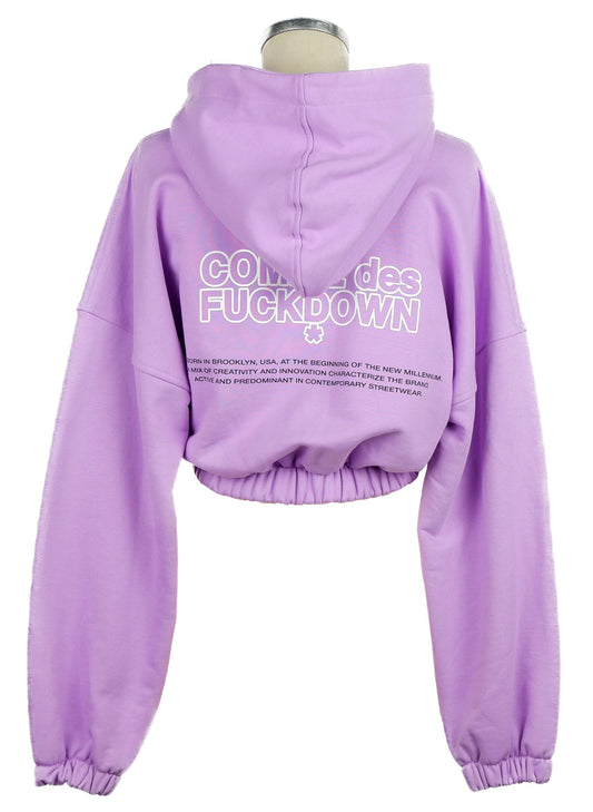 Vibrant Purple Hooded Sweatshirt