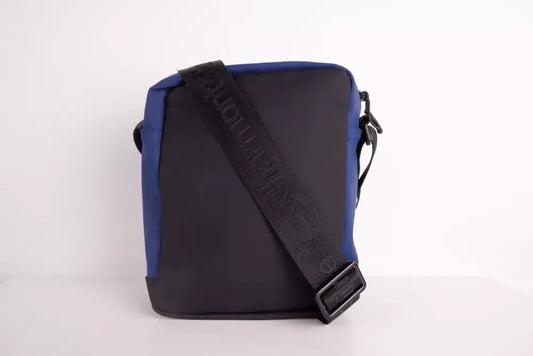 Blue Polyester Messenger Bag