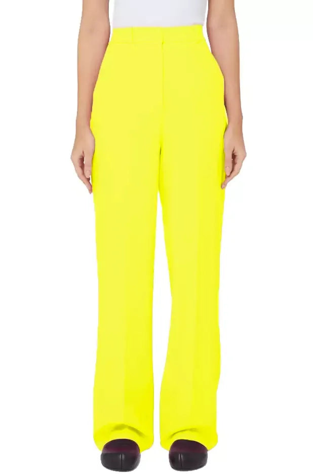 Elegant Soft Yellow Trousers