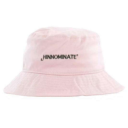 Chic Pink Embroidered Bucket Hat