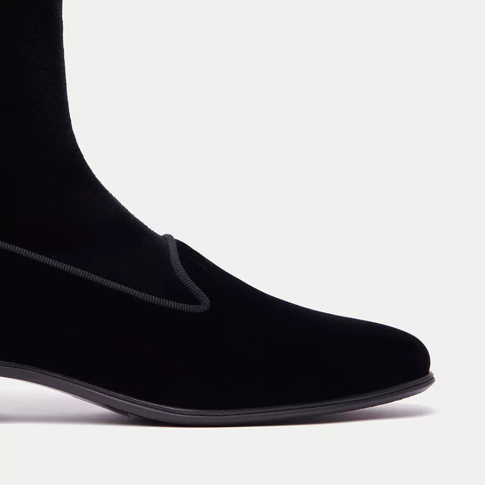 Elegant Velvet Ankle Boots for Women
