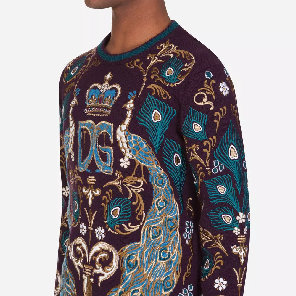 Elegant Cashmere Emblem Sweater