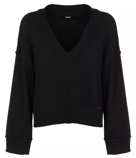 Classic V-Neck Wool Blend Sweater