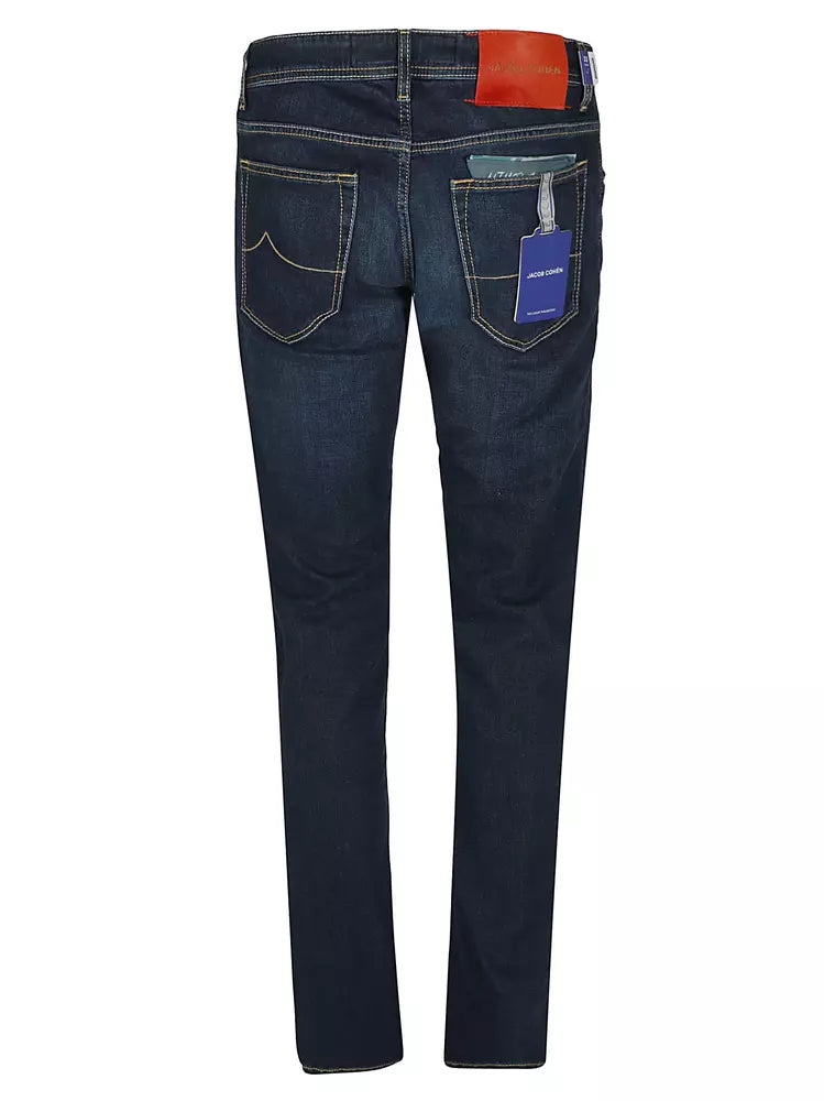 Exclusive Blue Nick Jeans with Embroidered Detail