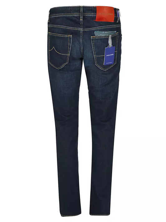 Exclusive Blue Nick Jeans with Embroidered Detail