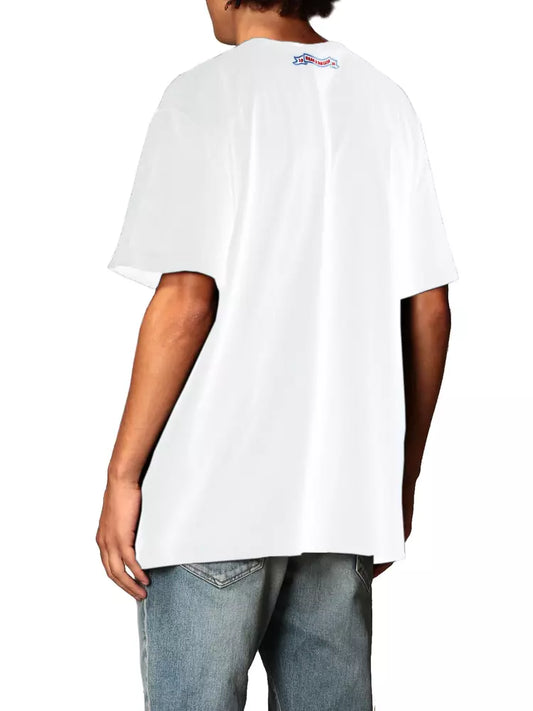 Graphic Print Crew Neck Cotton T-Shirt