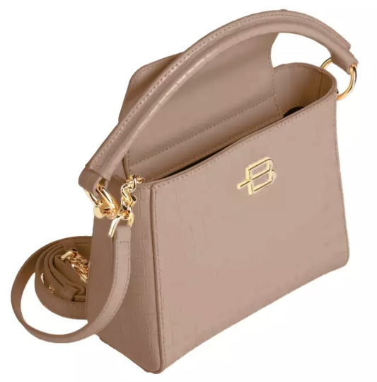 Elegant Python-Embossed Calfskin Handbag