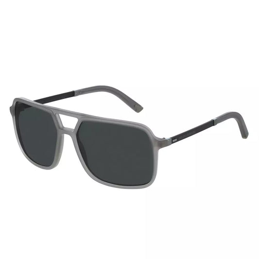 Sleek Titanium Framed Men's Sunglasses