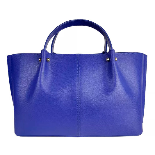 Blue Leather Di Calfskin Handbag