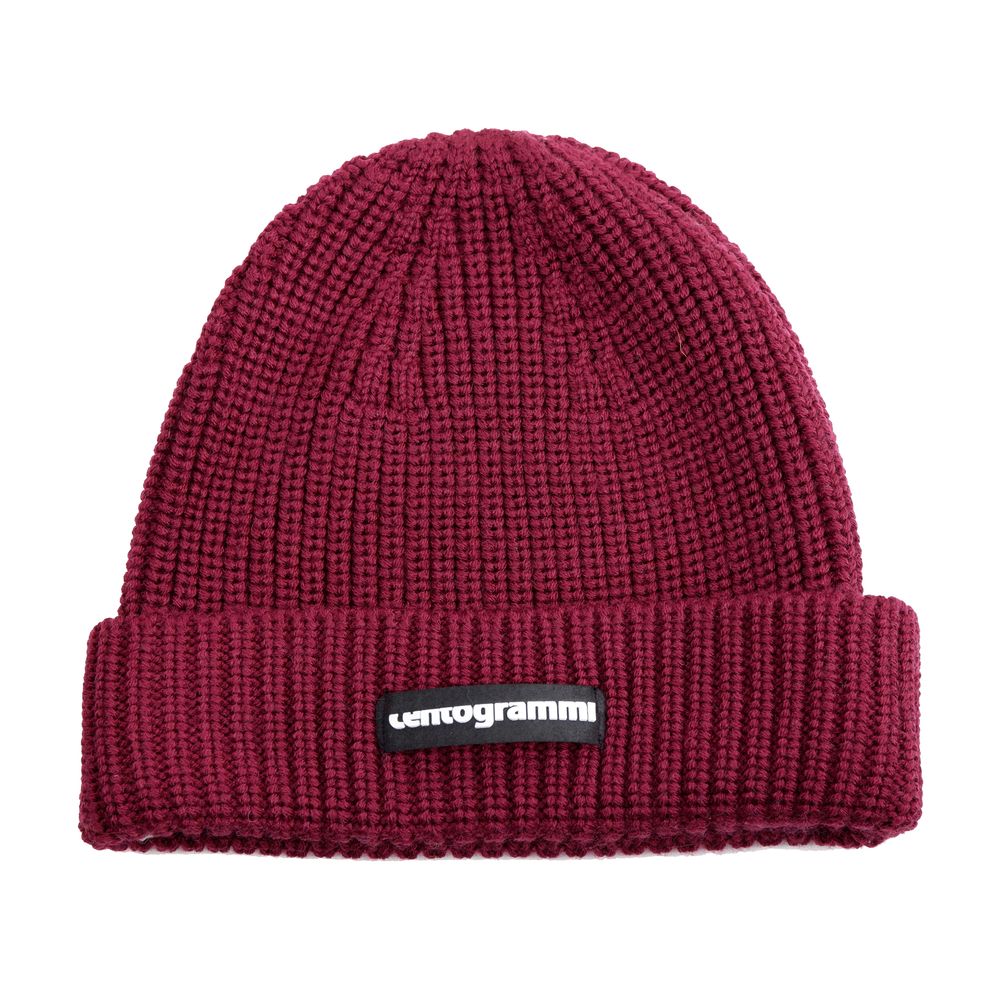 Chic Wool Blend Unisex Cap in Radiant Red