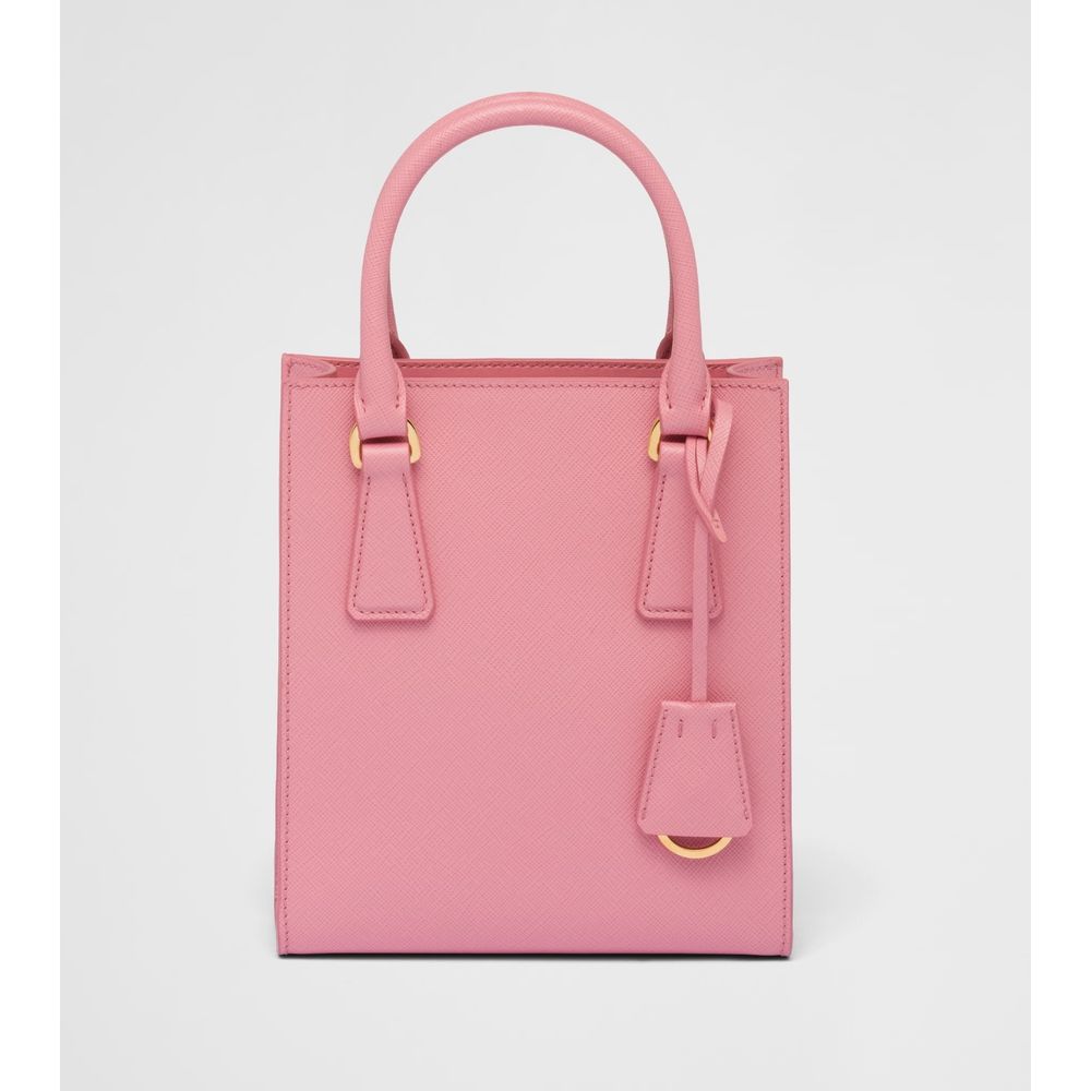 Chic Saffiano Leather Dual Wear Handbag