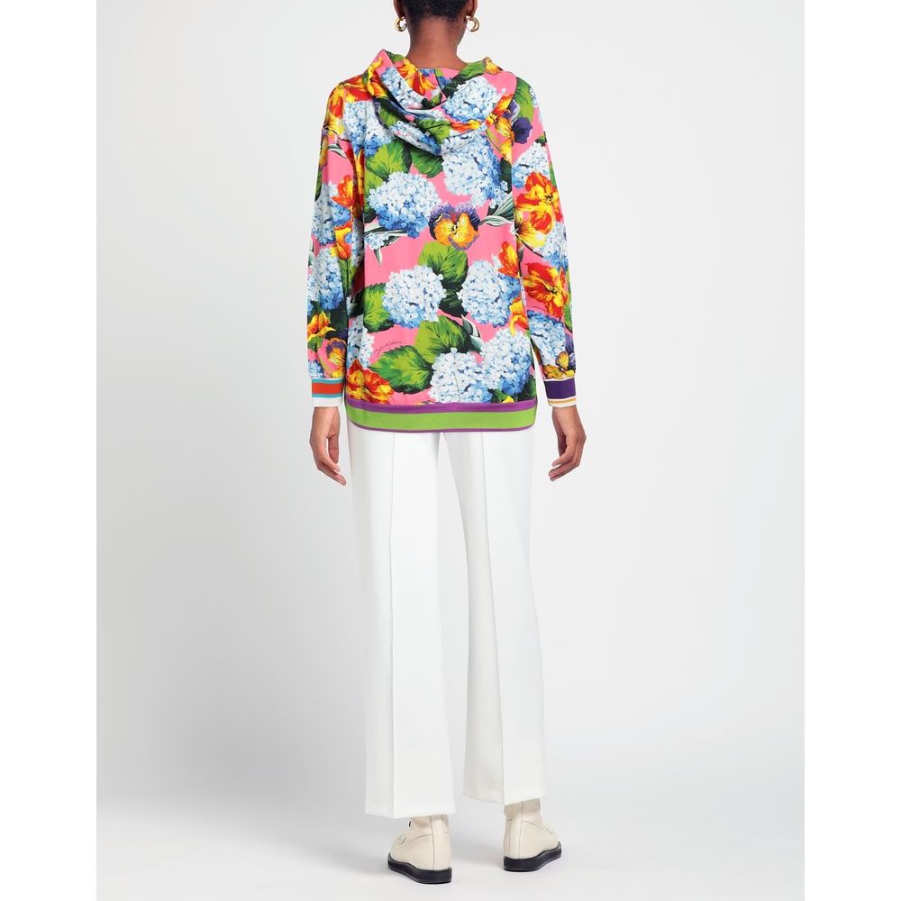 Iconic Floral Viscose Hoodie
