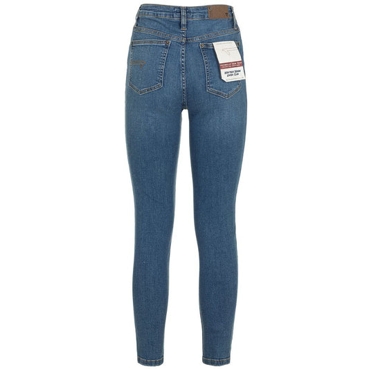 Chic Medium Blue Skinny Jeans for Women