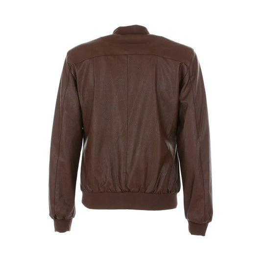 Eco-Leather Perforated Chic Jacket
