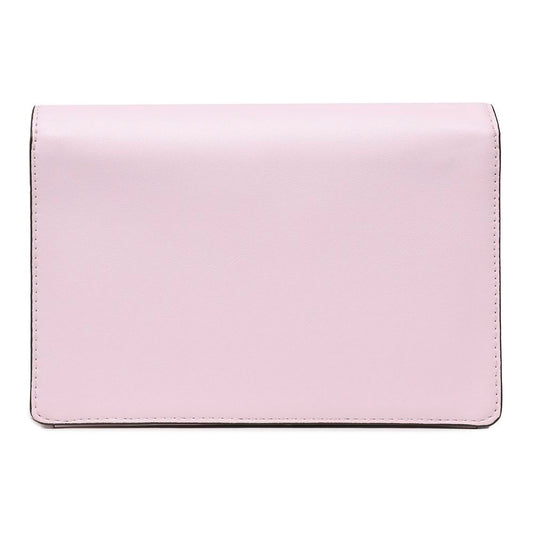 Chic Faux Leather Shoulder Bag in Pink